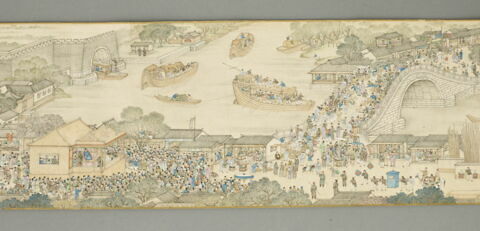 Rouleau: Sur le fleuve, le jour de la fête de Qingming (Qingming shangue tu 清明上河圖), image 16/18