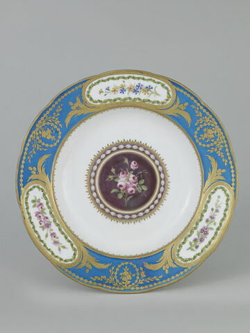 Assiette à potage du service de l'archiduc Ferdinand d'Autriche (1754-1806), duc de Modène