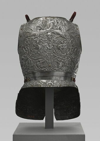 Plastron et dossière de cuirasse à braconnière, image 2/2