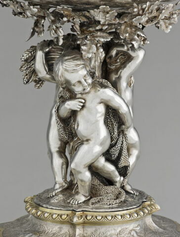 Coupe d'un ensemble de quatre (OA 12519 1 à OA 12519 4) du surtout de table du duc de Luynes (1802-1867), image 8/15