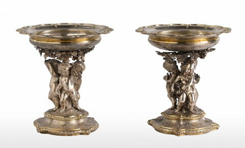 Coupe d'un ensemble de quatre (OA 12519 1 à OA 12519 4) du surtout de table du duc de Luynes (1802-1867), image 16/18