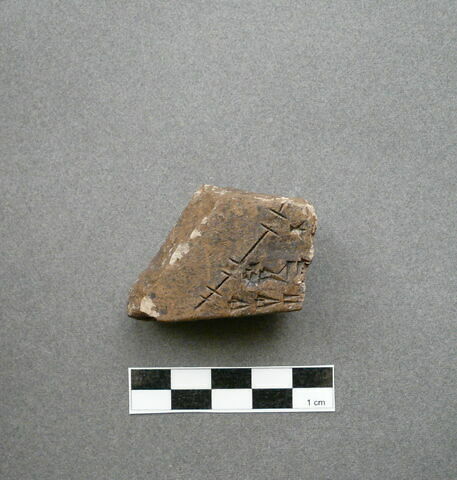 tablette ; fragment