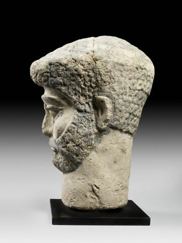 tête funéraire ; statue ;, image 4/7