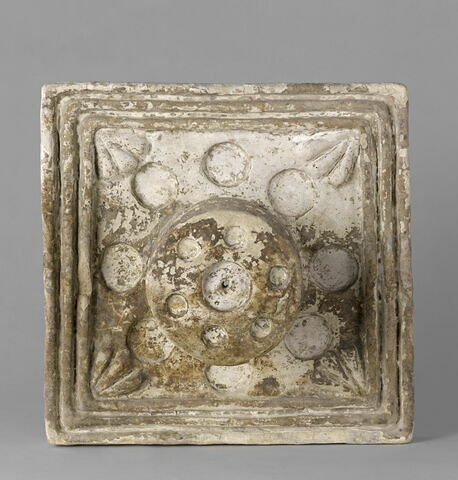 carreau d'applique ; élément du décor architectural, image 2/4