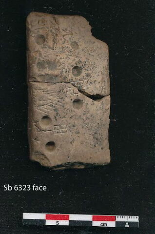 tablette ; scellement