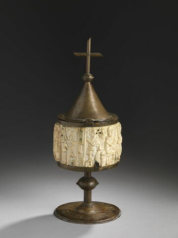 Pyxide de Lavoûte-Chilhac, d'une paire : Massacre des Innocents ; Fuite d'Elisabeth