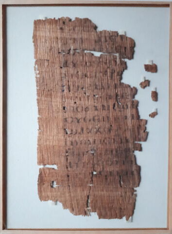 papyrus littéraire ; fragment