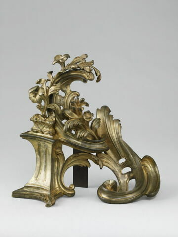 Chenet, d'une paire (avec OA 12378 2), image 6/8