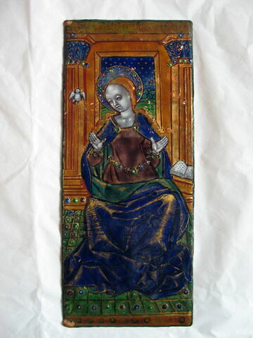 Volet de triptyque : L' Annonciation (la Vierge de l'Annonciation), image 2/4