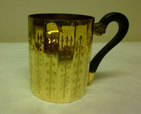Paire de tasses et leurs soucoupes du nécessaire de voyage, image 4/5