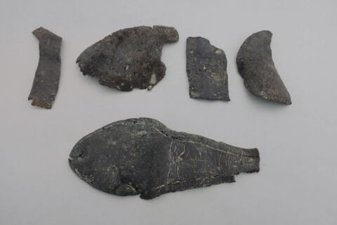 chaussure, fragment ; semelle de chaussure, fragment