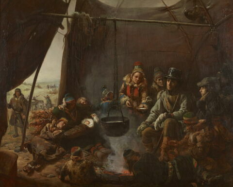 Le duc d'Orléans reçu dans un campement de Lapons, image 3/5