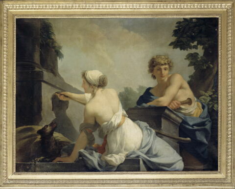L'origine de la peinture, ou Dibutade dessinant le portrait de son amant, image 5/5