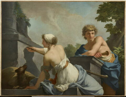 L'origine de la peinture, ou Dibutade dessinant le portrait de son amant