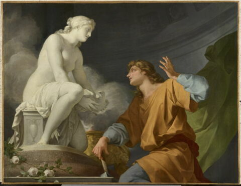 L'origine de la sculpture, ou Pygmalion amoureux de sa statue