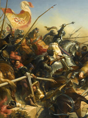 Bayard défend un pont sur le Garigliano, 1505, image 3/4