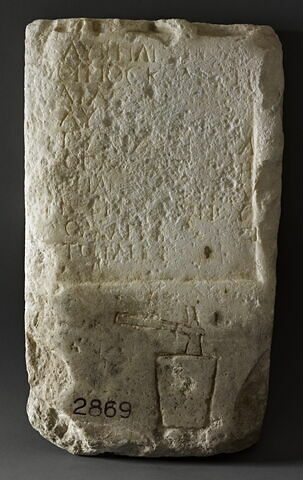 stèle funéraire ; inscription, image 2/3
