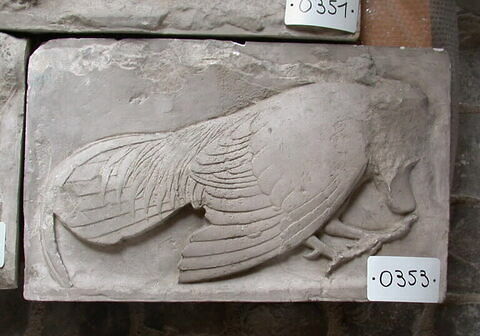 Tirage d’une plaque représentant un coq, image 2/2
