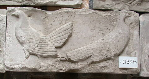 Tirage d’une plaque représentant deux poules, image 2/2