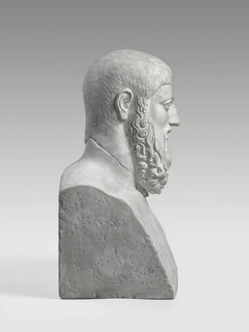 Tirage d’un buste d'homme barbu., image 3/5