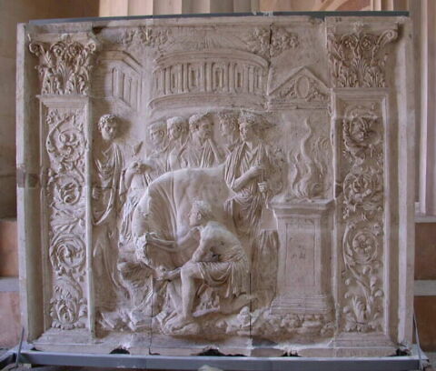 Tirage d'un relief  de l'Ara Pietatis Augustae, dit “relief Medicis”., image 2/3