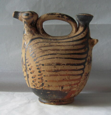 vase plastique ; askos