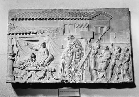 Relief, scène de banquet, dit 