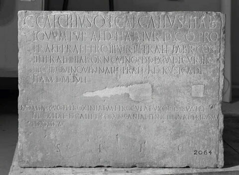 élément d'architecture ; inscription, image 2/2