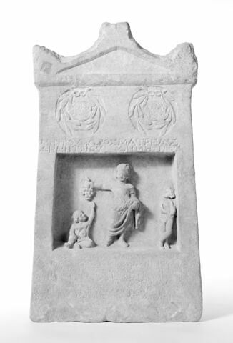 Stèle de Métrodoros et de Matréas, image 3/4