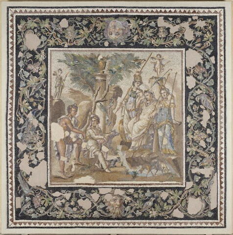 Mosaïque du jugement de Pâris