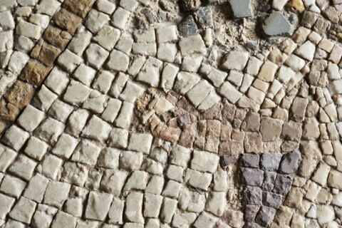 Mosaïque du jugement de Pâris, image 6/14