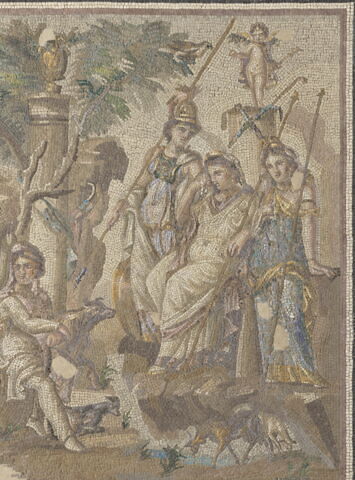Mosaïque du jugement de Pâris, image 9/14