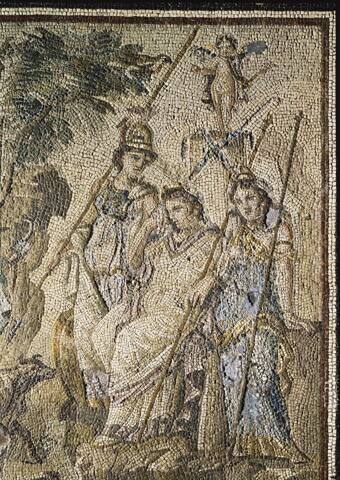 Mosaïque du jugement de Pâris, image 11/14