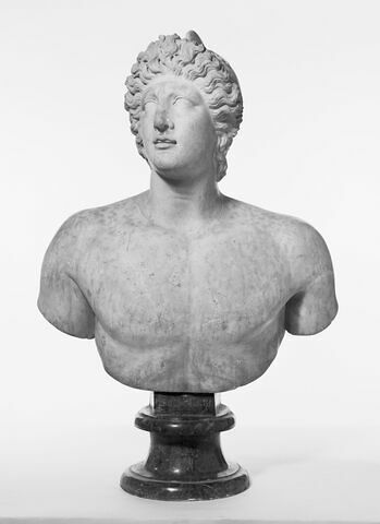 statue en buste ; statue