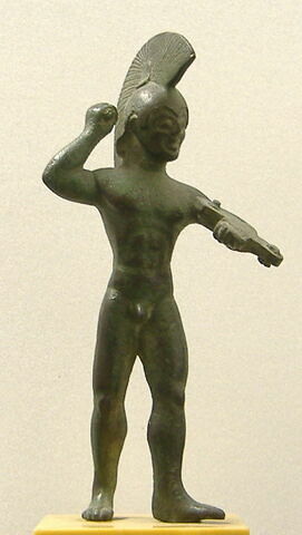 statuette  ; élément de candélabre, image 2/4