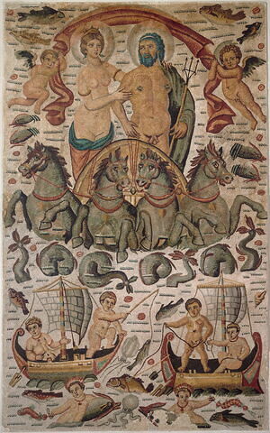 Mosaïque de Neptune et Amphitrite, image 10/11