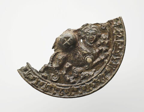 Miroir aux deux sphinx adossés, fragmentaire, image 4/5