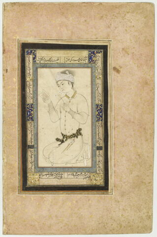 Jeune homme tenant un livre et un brin de narcisse, image 8/12
