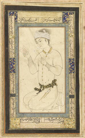Jeune homme tenant un livre et un brin de narcisse, image 11/12