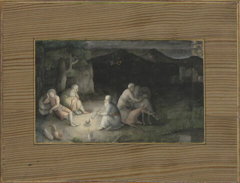 La Halte nocturne (Page de l'Album de Saint-Pétersbourg ), image 3/7