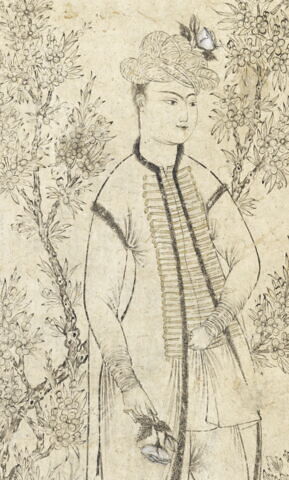 Jeune homme à la rose (page d'album), image 11/12