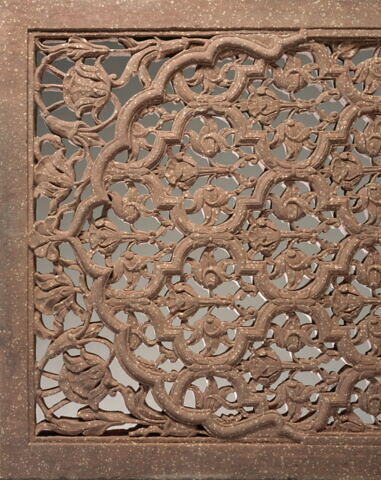 Jali (écran de fenêtre) au treillis floral, image 6/8