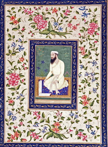 Portrait de Muzaffar Khan Turbati, gouverneur du Bengale (Album Polier), image 8/8
