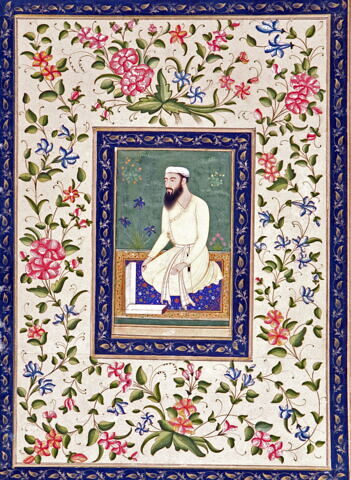 Portrait de Muzaffar Khan Turbati, gouverneur du Bengale (Album Polier), image 5/8