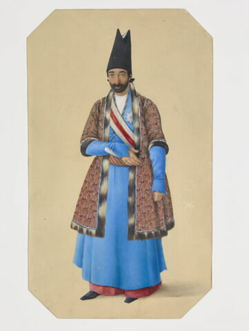 Portrait de Dust Ali Khan Mu'ayyir al-Mamalik Nizam al-Dawla