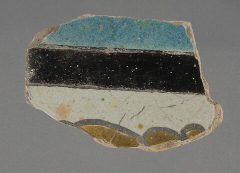 Fragment d'une frise de carreau de revêtement