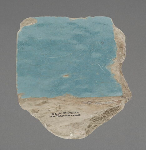 Brique à glaçure turquoise