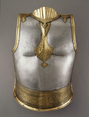 Plate dorsale d'un corselet d'armure (kavacha)