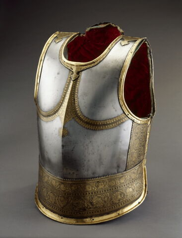 Plate frontale d'un corselet d'armure (kavacha)