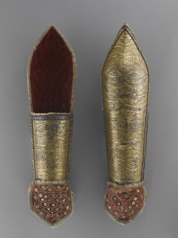 Paire de brassards aux frises de fleurs (bazuband), image 2/10